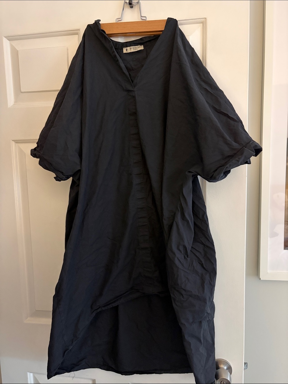 Women’s Bubble Sleeve Linen Dress